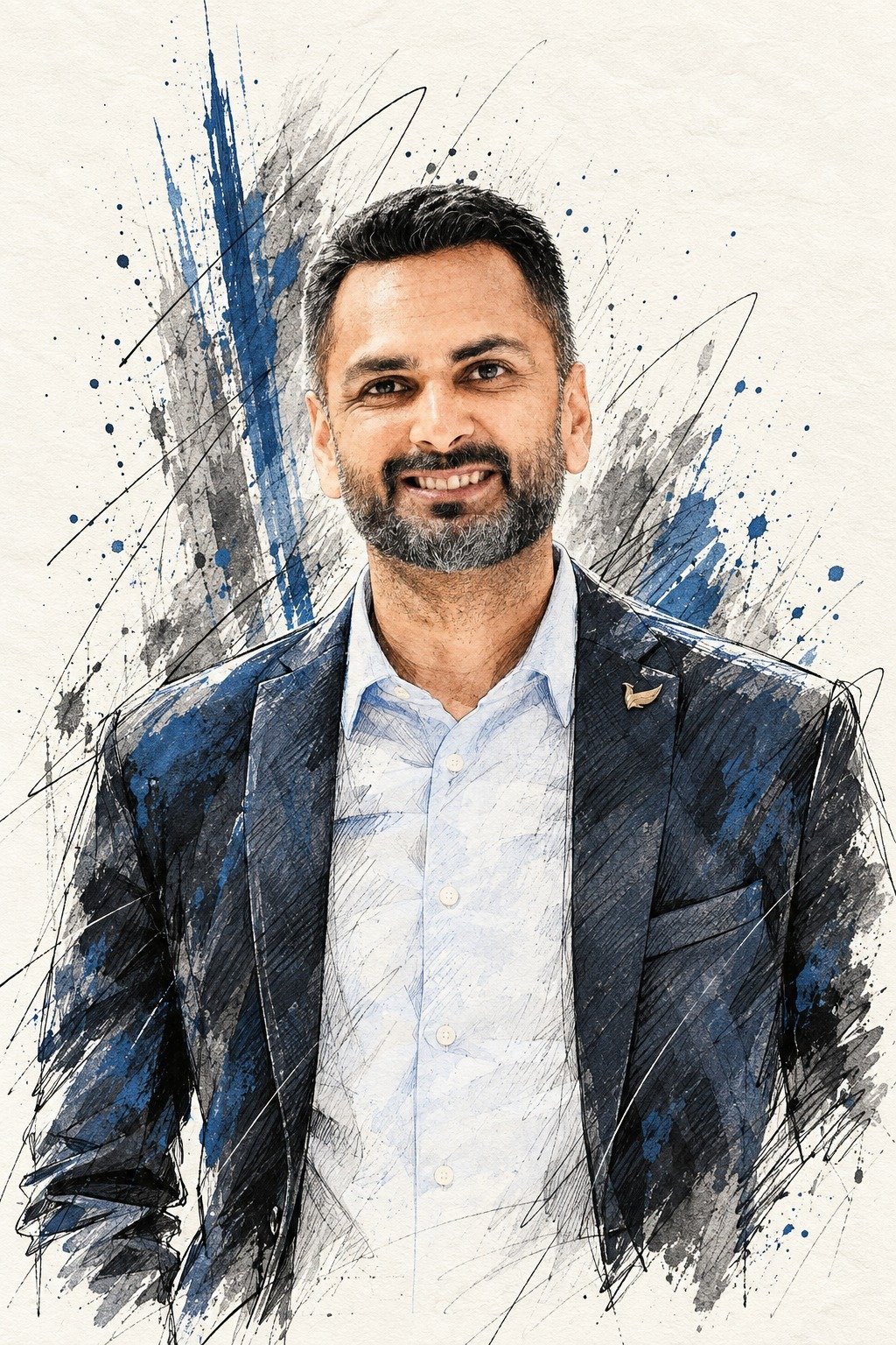 Portrait of Anoop Jaju.